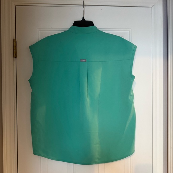 Figs Women's surgical green tunic top - Picture 2 of 2